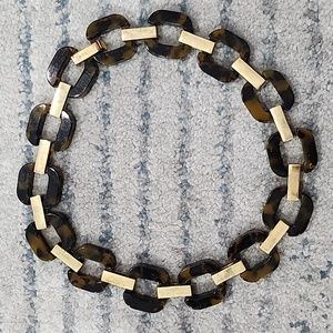 J.Crew Tortoise Chain Link Necklace